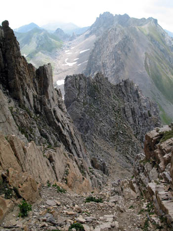 Veduta durante la salita alla Rocca