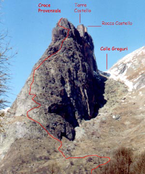 Cresta Sud alla Rocca Provenzale