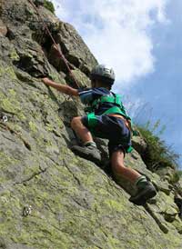 palestra del rifugio Laus